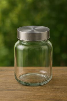 Pote de Ervas de Vidro com Tampa Metálica 150 ml