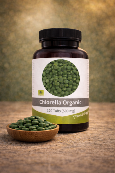 Nutrikraft - Chlorella Tabs 500mg Biológico 120 comprimidos