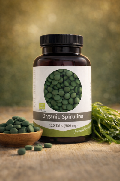Nutrikraft - Spirulina Tabs 500 mg Biológico 120 comprimidos imagem principal