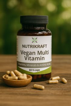 Nutrikraft - Multivitamina Vegana 825 mg 60 Cápsulas