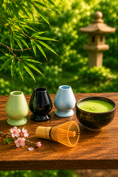 Suporte para Batedor de Chá Matcha